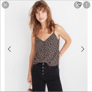 MADEWELL Floral Button Down Camisole